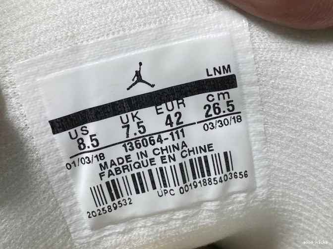 Cheap Triple 3 Jordan White Retro Air 136064-111 0728